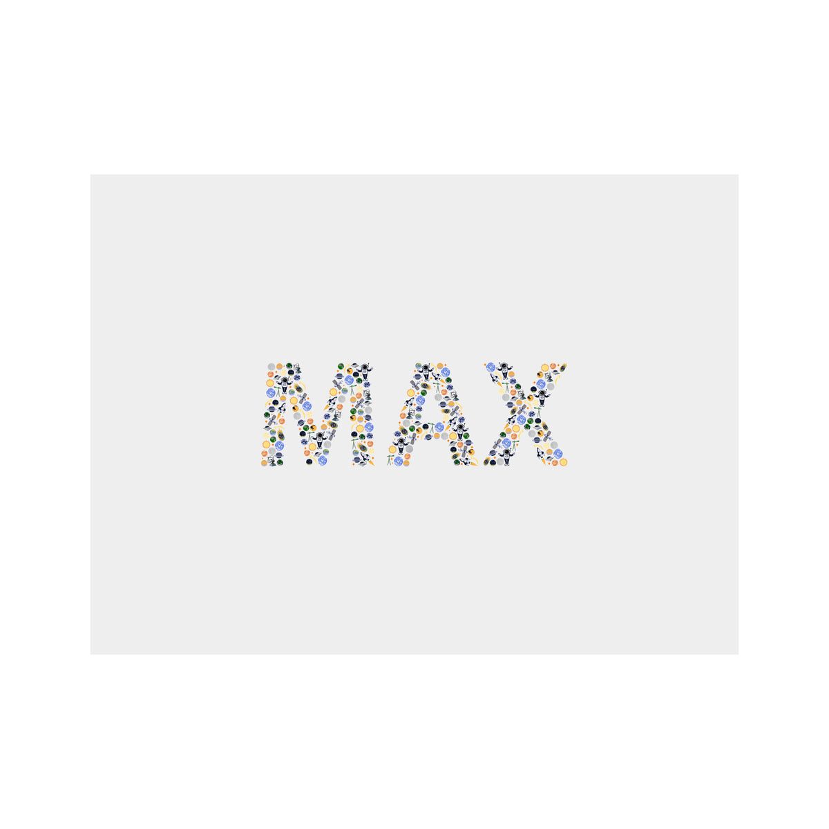 Space Name Print