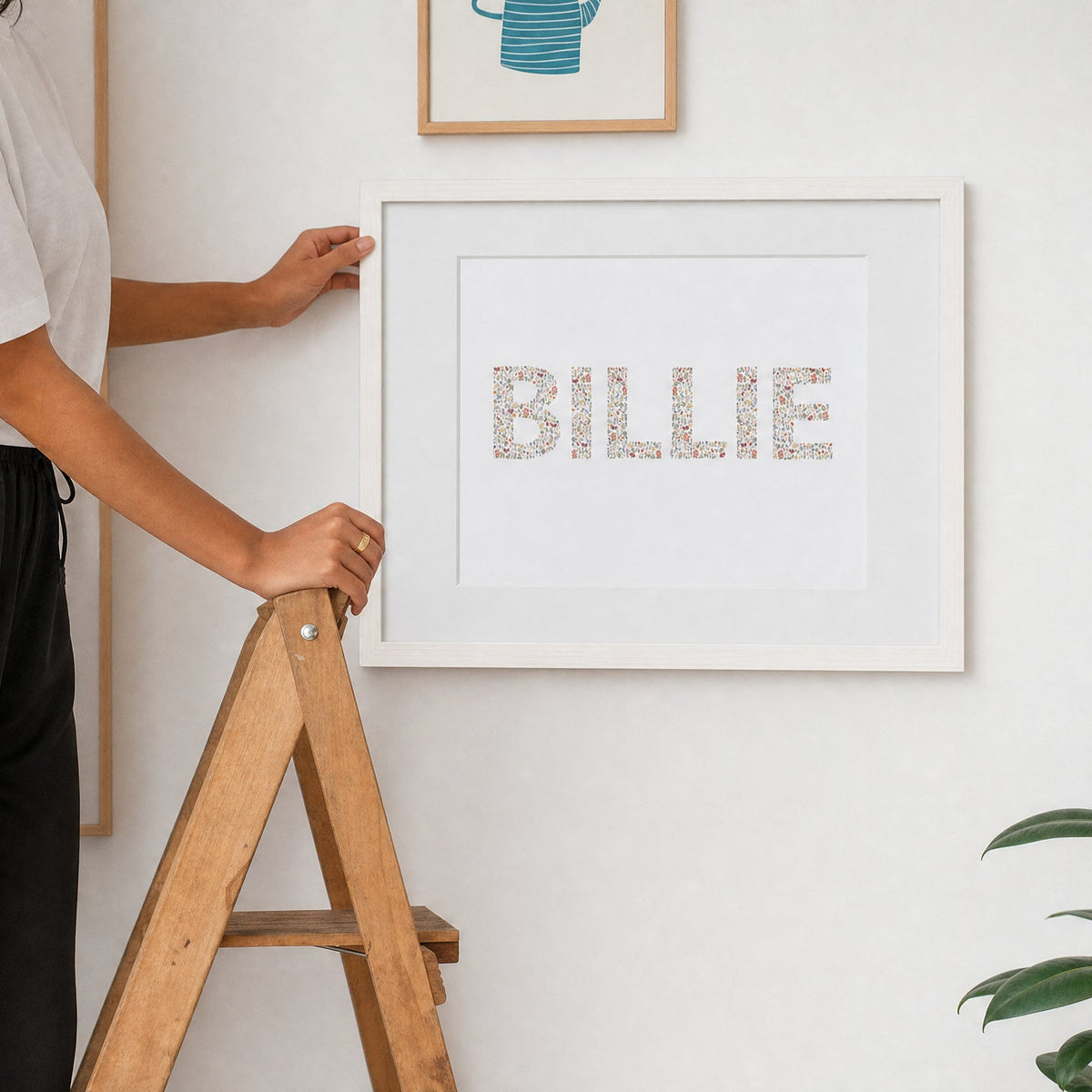 Flower Name Print