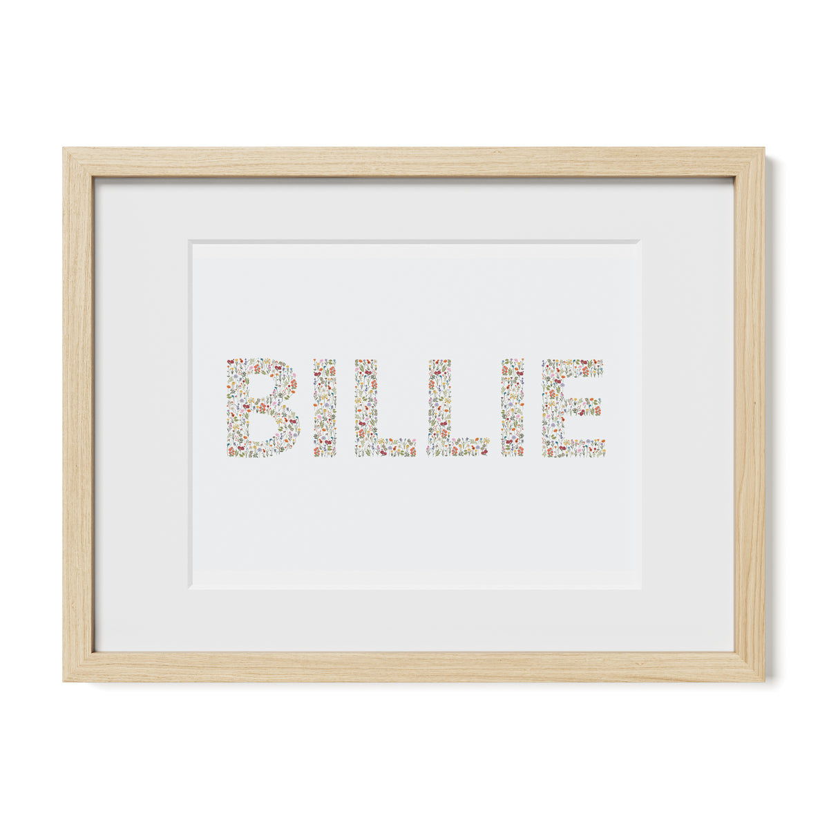 Flower Name Print