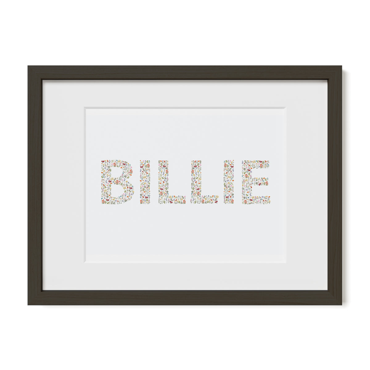 Flower Name Print