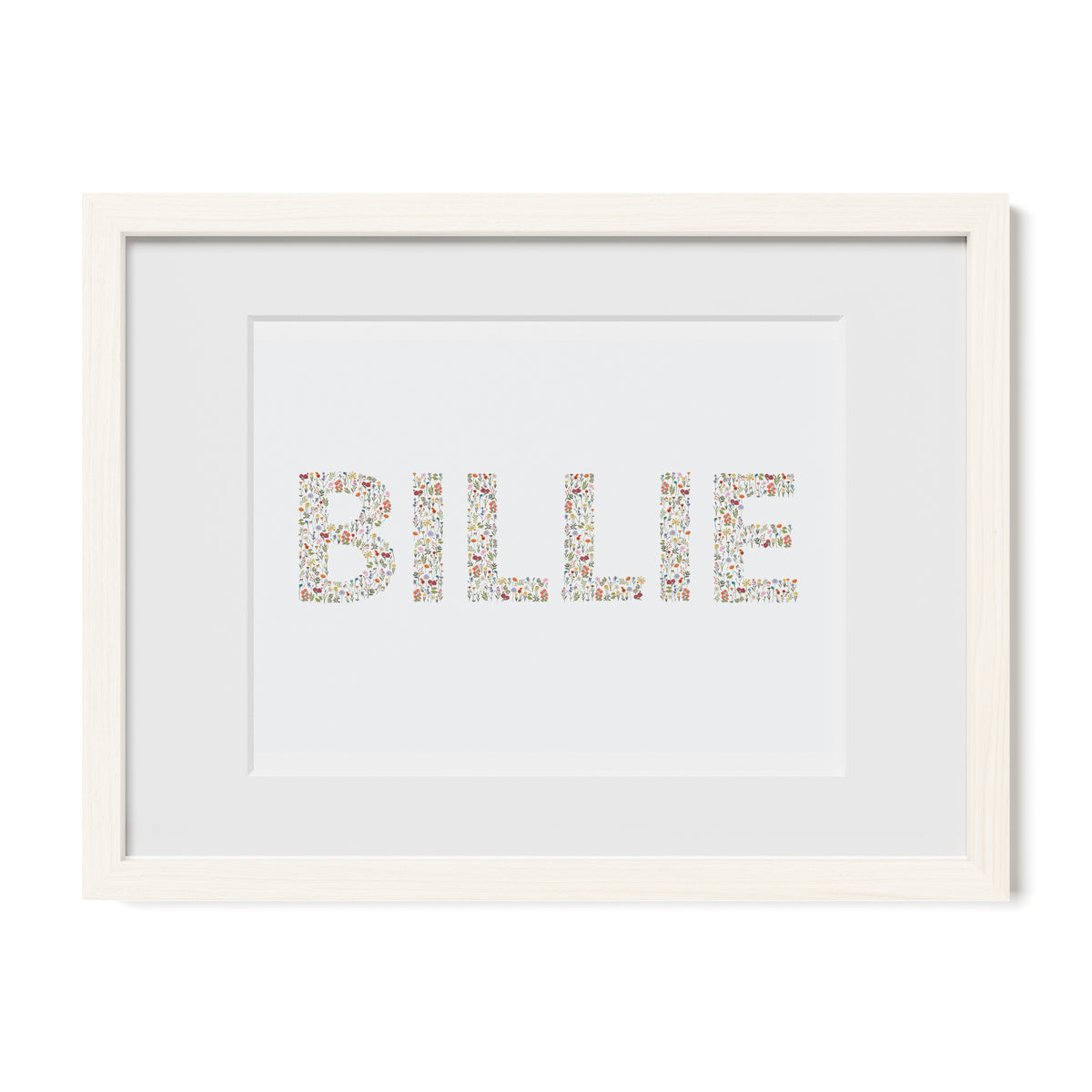 Flower Name Print